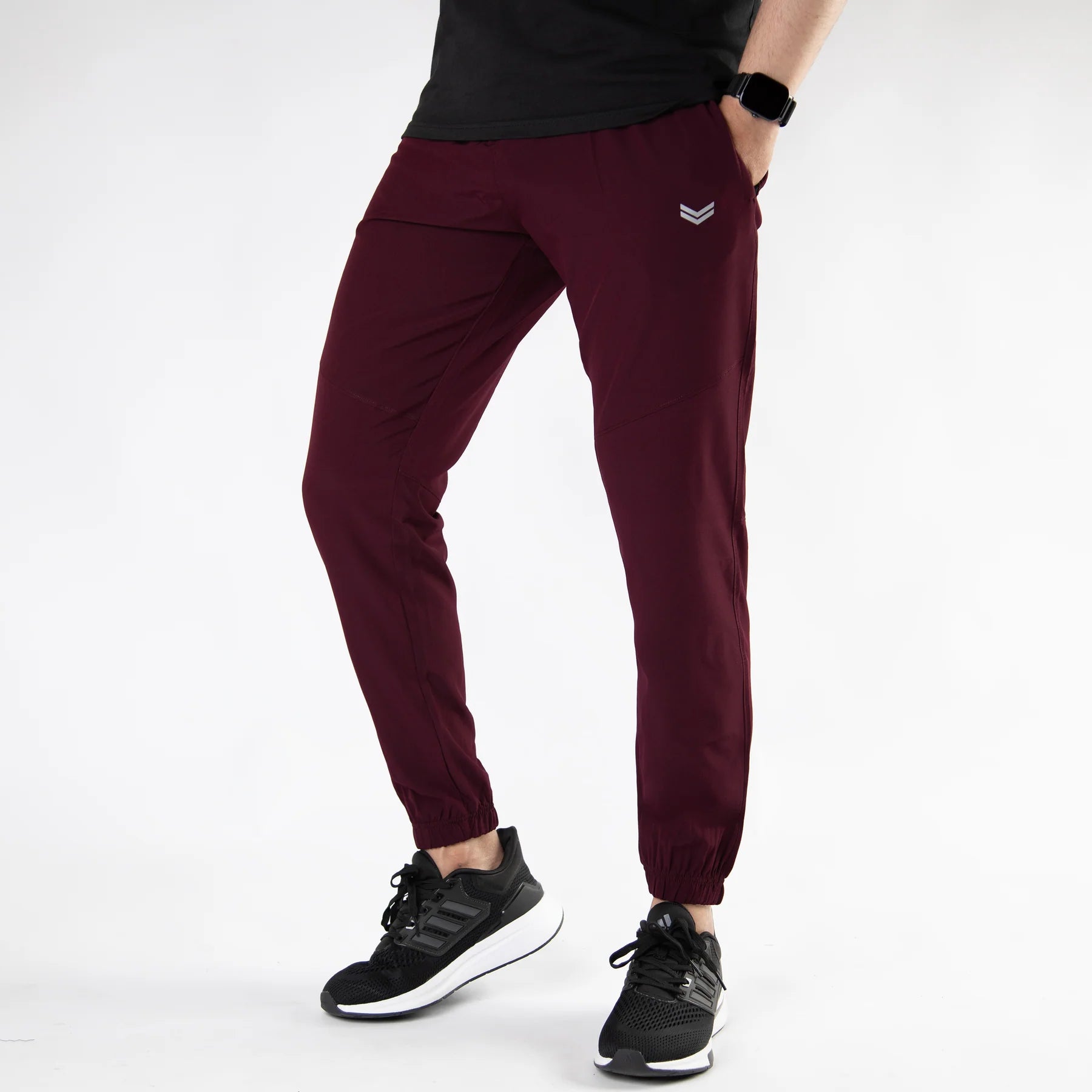 Wine Maroon Premium Micro Stretch Tech Pants