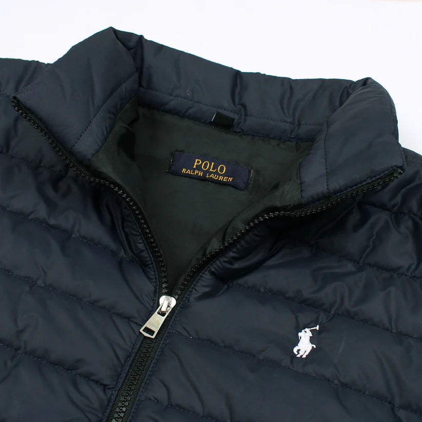 Navy Polo Puffer Jacket