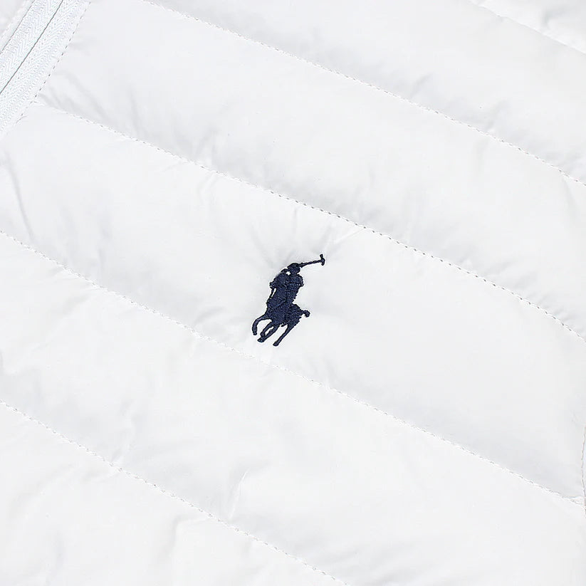 White Polo Puffer Jacket
