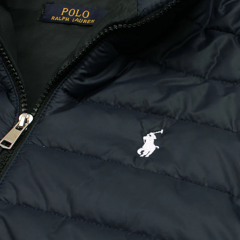 Navy Polo Puffer Jacket