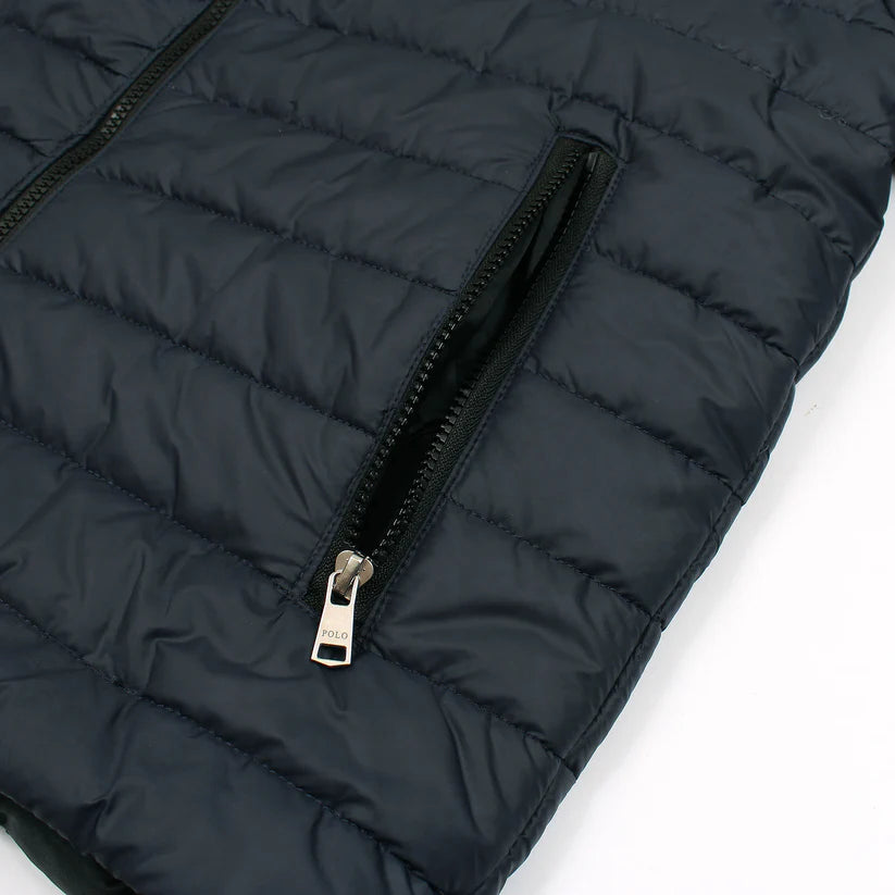 Navy Polo Puffer Jacket